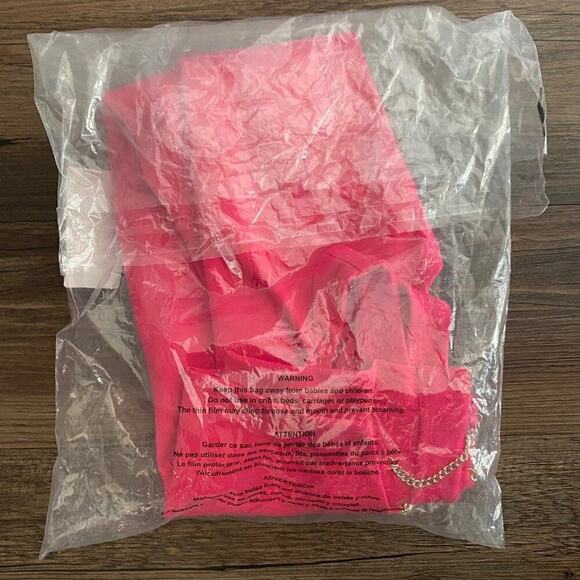 H:ours‎ Revolve sz S pink chain back Cassia mini party dress NWT - Picture 14 of 16